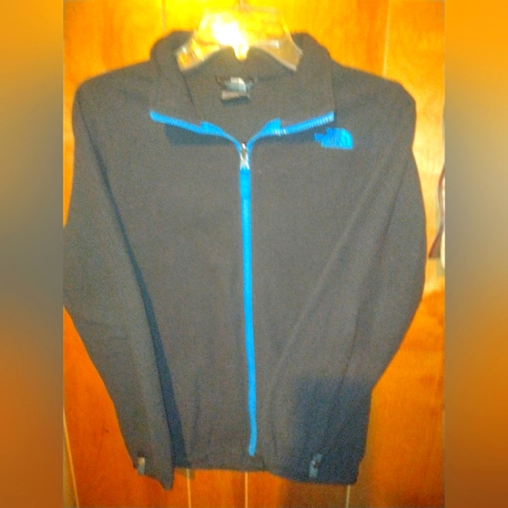 "The North Face" Kids Size Large Black & Blue Jacket